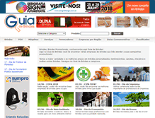 Tablet Screenshot of guiadebrindes.com.br